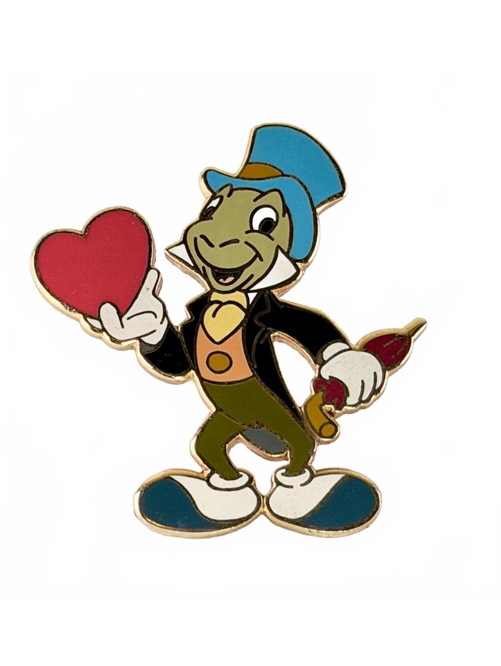 Disney Parks 2004 Jiminy Cricket Holding Heart Pin